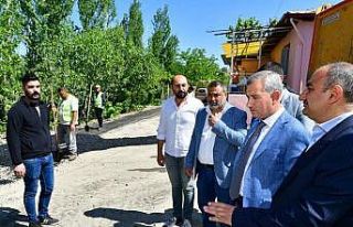 Başkan Çınar, yol yenileme çalışmalarını inceledi