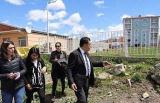 Başkan Demir ve ekibi sahada incelemelerde bulundu