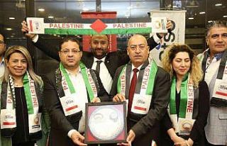 Başkan Eken; “Filistinli firmalarla ticari anlaşmalar...