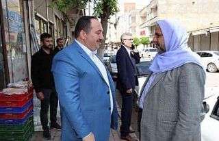 Başkan Ekinci mesaiye esnaf gezisi ile başladı