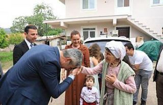 Başkan Oktay, bayramı vatandaşlarla bir arada geçiriyor