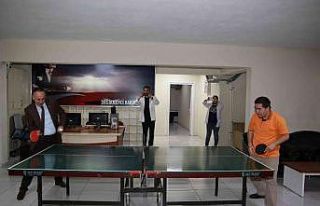 Başkan Saygılı, engelli bireylerle masa tenisi...