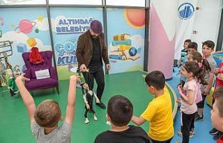 Başkent Millet Bahçesi’ndeki Çocuk Kulübü’nde...