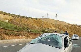 Bayburt’ta trafik kazası: 1 yaralı