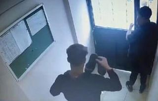 Bayram dinlemeden ayakkabı çalan hırsızlar güvenlik...