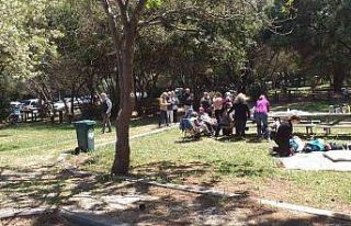 Bayramda Milli Parka ziyaretçi akını