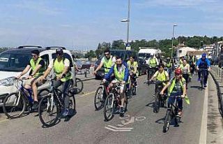 Beykoz’da pedallar sağlıklı yaşam için döndü