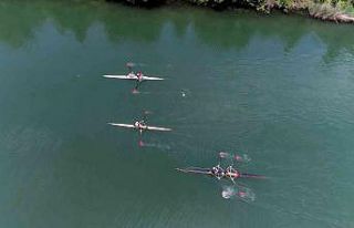 Bin 800 metre parkuru bulunan Gülüç Irmağı’nda...
