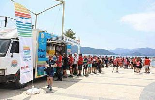 Bisikletseverler Burunucun’da ağırlandı