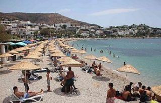 Bodrum’da dereceyi gören sahile koştu