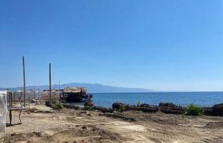 Bodrum’da sahil işgalden kurtarıldı