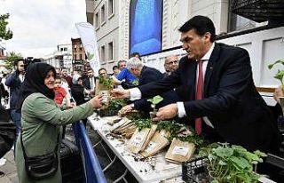 Bursa’da 12 meydanda 500 bin fide dağıtıldı
