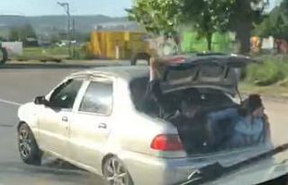 Bursa’da bagajda tehlikeli yolculuk