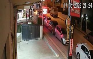 Bursa’da kamyonun 9 aracı biçtiği anlara ait...