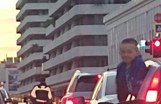 Bursa’da tehlikeli yolculuk kameralarda