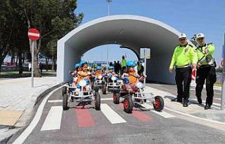 Bursa’da trafik kuralları artık çocuk oyuncağı