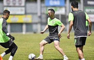 Bursaspor, Bandırmaspor maçı hazırlıklarını...