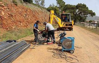 Büyükşehir, Adrasan ve Olympos içme suyu hatları...