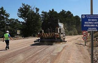 Büyükşehir’den yeni model asfaltlama