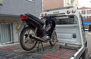 Çalıntı motosiklet bulundu: 1 gözaltı