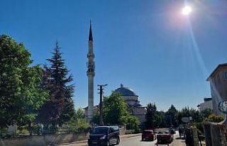 Cami kubbesinde ölümüne tadilat