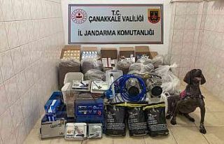 Çanakkale’de kaçak sigara operasyonu
