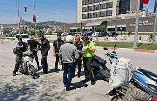 Çan’da motosiklet uygulaması gerçekleştirildi