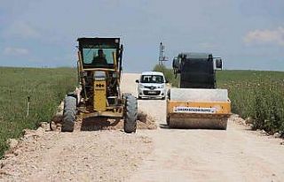 Ceylanpınar’da yeni yol çalışması