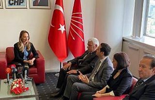 CHP heyeti DSP heyeti ile bayramlaştı