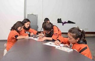 Çocuklar bilim insanı olma yolunda
