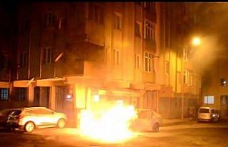Çorlu’da korku dolu dakikalar: LPG’li otomobil...