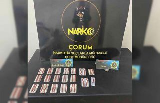 Çorum polisinden uyuşturucu operasyonu