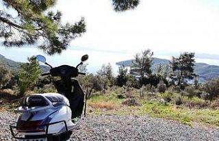 Denemek için bindiği motoru geri getirmedi