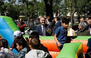 Dezavantajlı çocuklar gönüllerince eğlendi