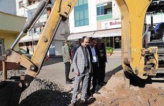 DİSKİ Yenişehir Akkoyunlu Mahallesindeki arızayı...