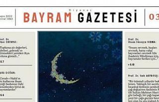 Diyanet Bayram Gazetesi üçüncü sayısıyla okurlarıyla...