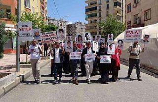 Diyarbakır’daki evlat nöbetine 290. aile katıldı