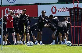 Domagoj Vida, takımla birlikte çalıştı