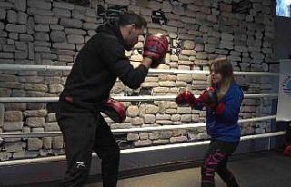 Down sendromlu Sıla’nın spor tutkusu görenleri...