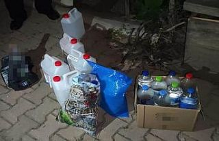 Düğünler için hazırlanmış sahte alkoller ele...