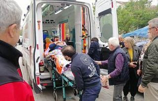 Düştüğü yerden kalkamadı, ekipler camdan girip...