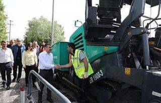 Düzce Özel İdaresi asfalt sezonuna başladı