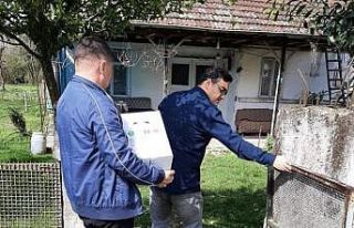 Düzce’de 708 aileye 722 bin 730 TL destek