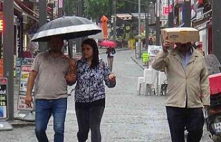 Edirne’de şiddetli yağmur