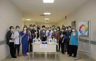 El hijyenine dikkat çekmek için stant kuruldu