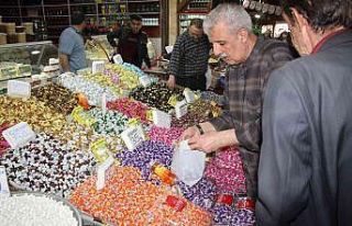 Elazığ Kapalı Çarşı’da bayram yoğunluğu
