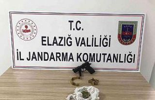Elazığ’da ruhsatsız tabanca ele geçirildi: 1...
