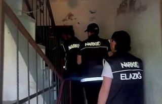 Elazığ’da uyuşturucuyla mücadele aralıksız...