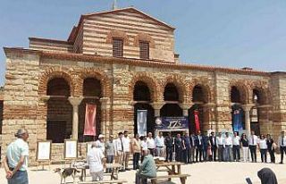 Enez Fatih Camii’nde Ayasofya Vakfiyesi sergilendi