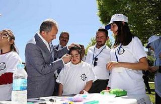 Engelsiz yaşam merkezinde bahar şenliği